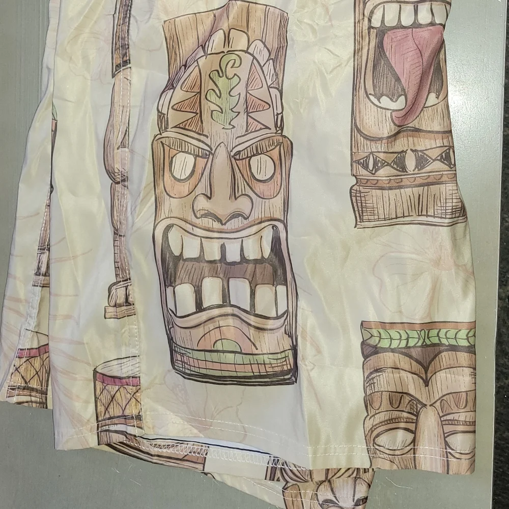 NWOT Men's 3XL Tiki Swimming 🏊‍♂️ Trunks - Picture 4 of 6